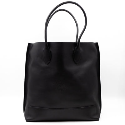 Blossom Tote Black Leather