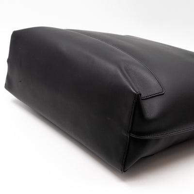 Blossom Tote Black Leather