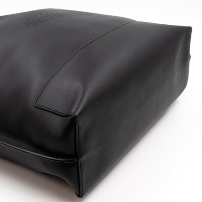Blossom Tote Black Leather