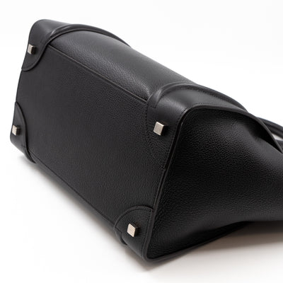 Mini Luggage Black Leather