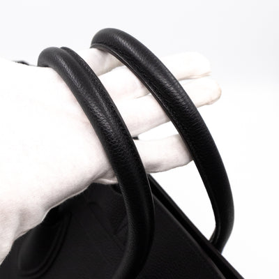 Mini Luggage Black Leather