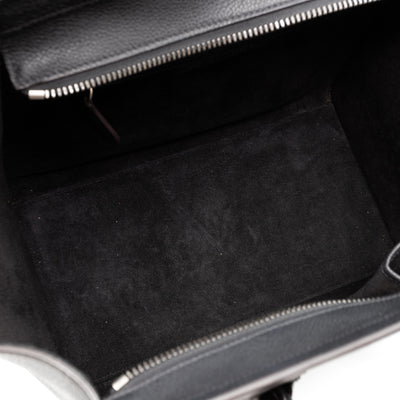 Mini Luggage Black Leather