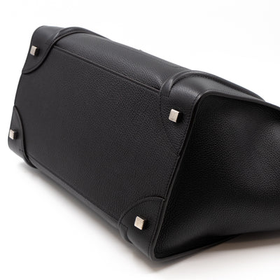 Mini Luggage Black Leather