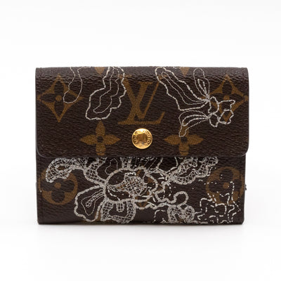 Ludlow Wallet Monogram Dentelle Silver