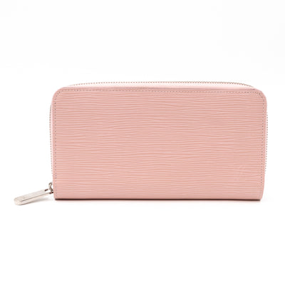 Zippy Wallet Epi Leather Rose Ballerine