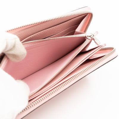Zippy Wallet Epi Leather Rose Ballerine