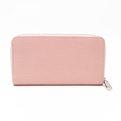 Zippy Wallet Epi Leather Rose Ballerine