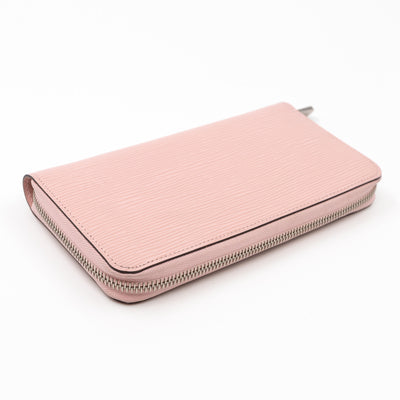 Zippy Wallet Epi Leather Rose Ballerine