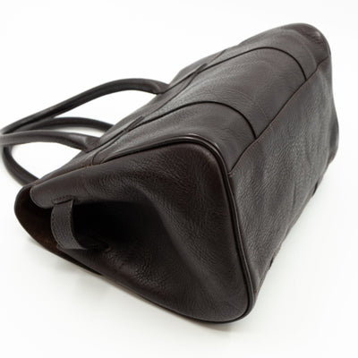 Small Bayswater Chocolate Leather