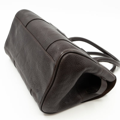 Small Bayswater Chocolate Leather