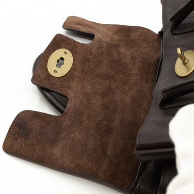 Small Bayswater Chocolate Leather