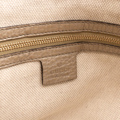 Soho Working Tote Champagne Leather