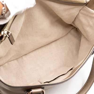 Soho Working Tote Champagne Leather