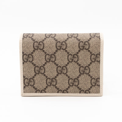 Horsebit 1955 Card Case GG Supreme White