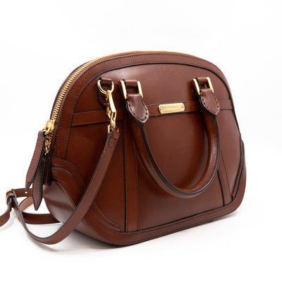 Bridle Handbag Brown Leather