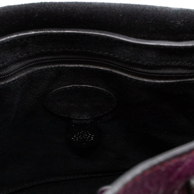 Small Bayswater Red Onion Patent Leather