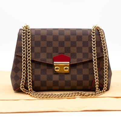 Caissa Chain Clutch Damier Ebene