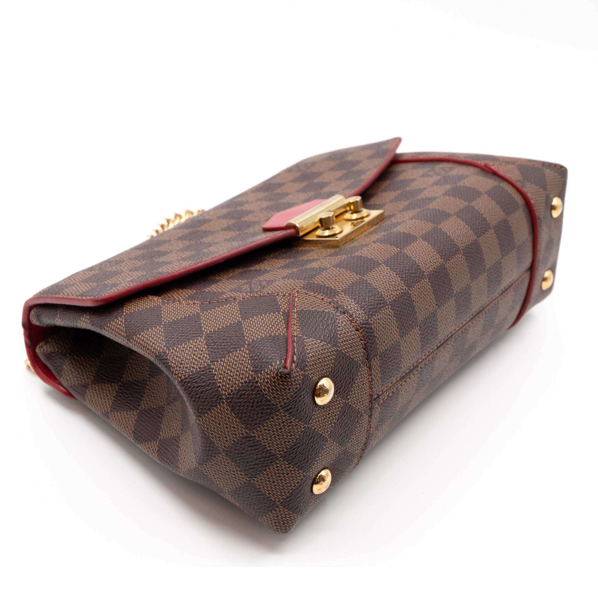 Caissa Chain Clutch Damier Ebene