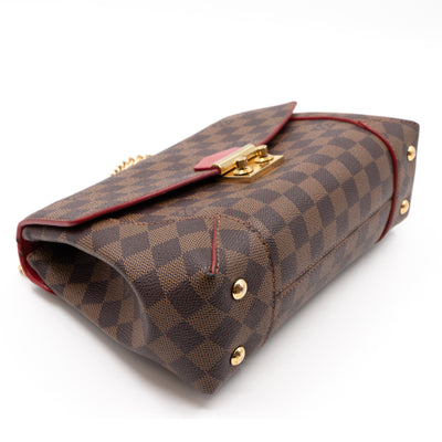 Caissa Chain Clutch Damier Ebene