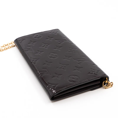 Mira Chain Clutch Vernis	Amarante