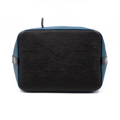 Petit Noe Epi Leather Blue & Black