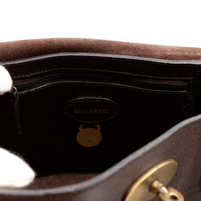 Small Bayswater Satchel Brown Leather
