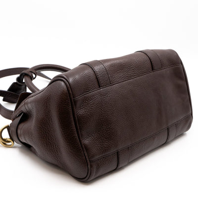 Small Bayswater Satchel Brown Leather