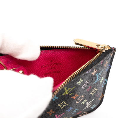 Key Pouch Multicolore Black
