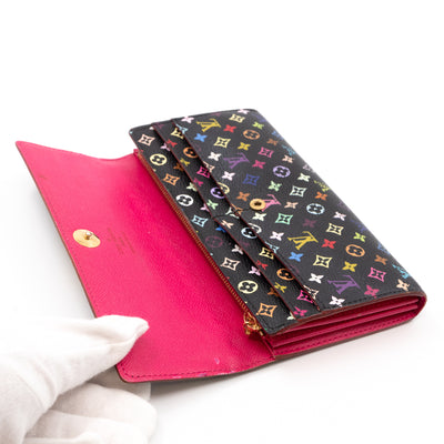 Sarah Wallet Multicolore Black