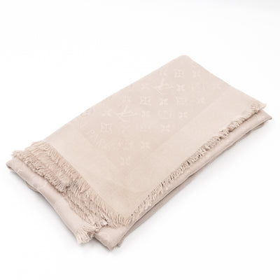 Monogram Shawl Greige