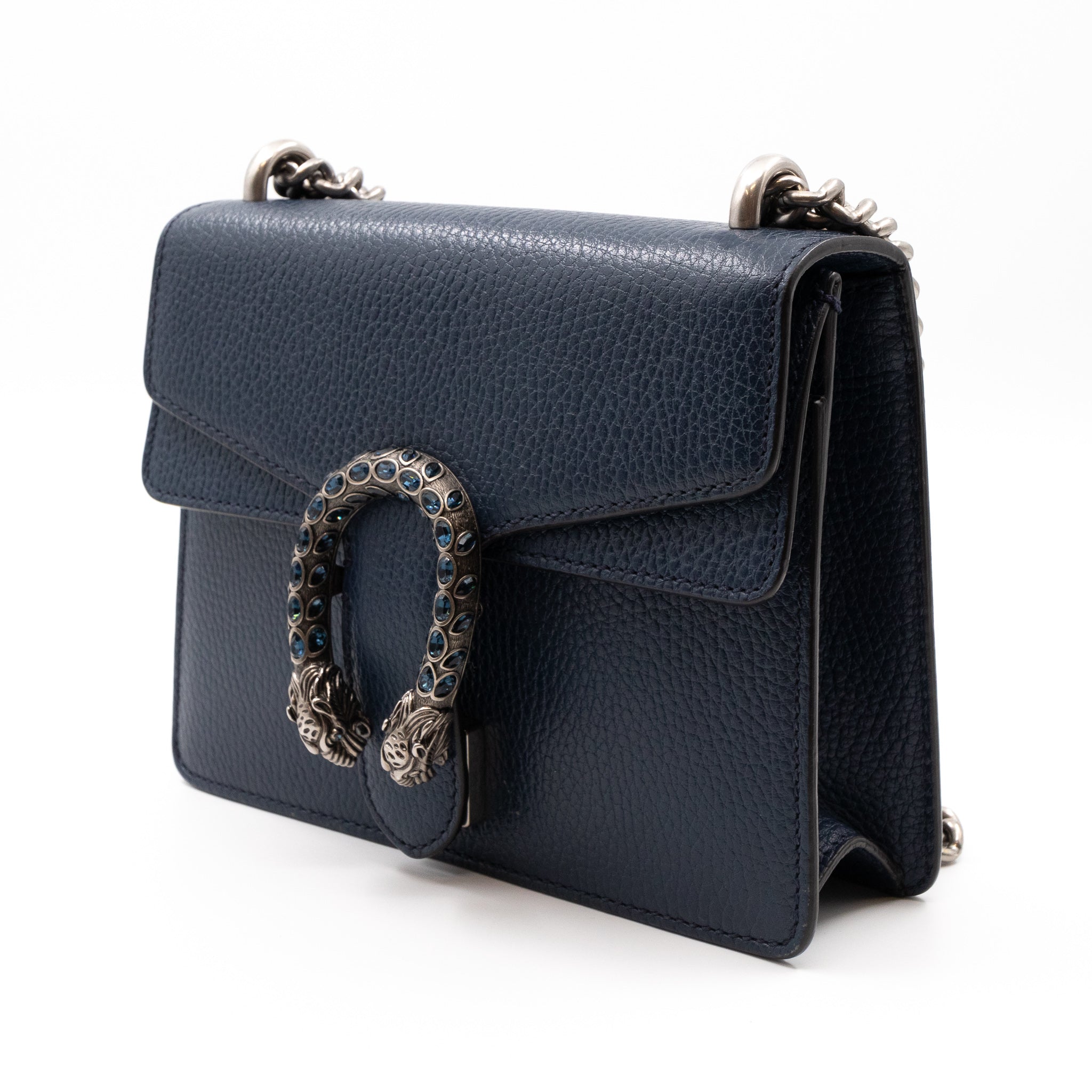 Dionysus Mini Navy Leather