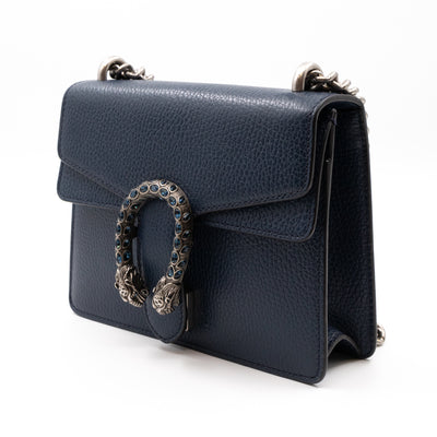 Dionysus Mini Navy Leather