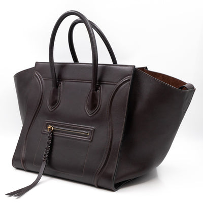 Phantom Medium Luggage Brown Leather