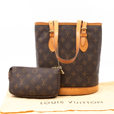 Petit Bucket Monogram with Pochette