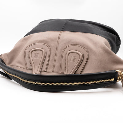 Nightingale Medium Beige & Black Leather