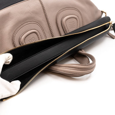 Nightingale Medium Beige & Black Leather