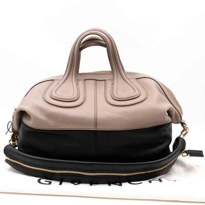 Nightingale Medium Beige & Black Leather