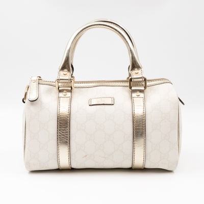 Joy Boston Mini White Canvas