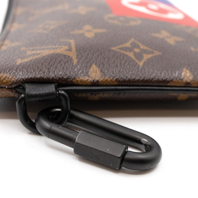 Zipped Pouch MM Monogram Logo Story