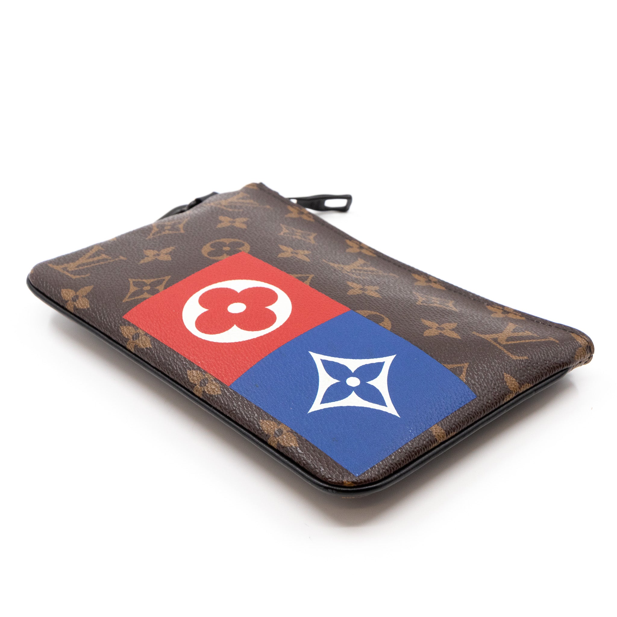 Zipped Pouch MM Monogram Logo Story