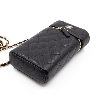 Vanity On Chain Phone Holder Black Caviar
