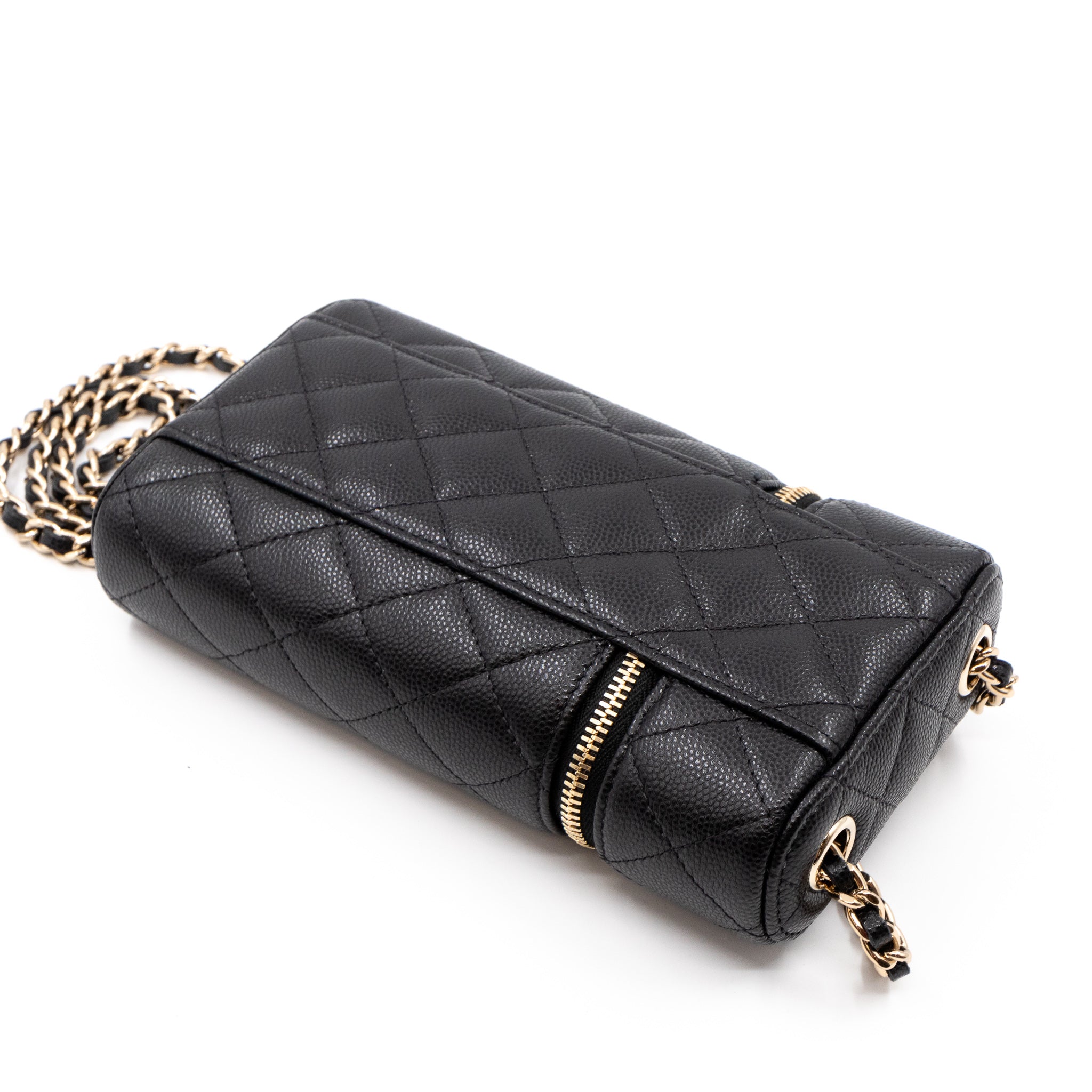 Vanity On Chain Phone Holder Black Caviar