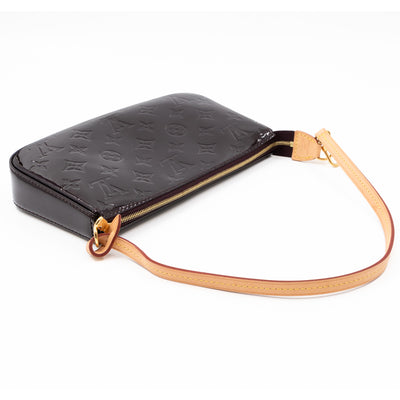 Pochette Accessoires Vernis Amarante
