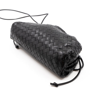 The Pouch Mini Crossbody Intrecciato Black