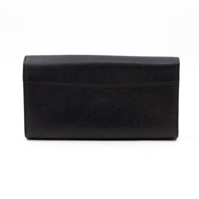 Capucines Wallet Black Leather