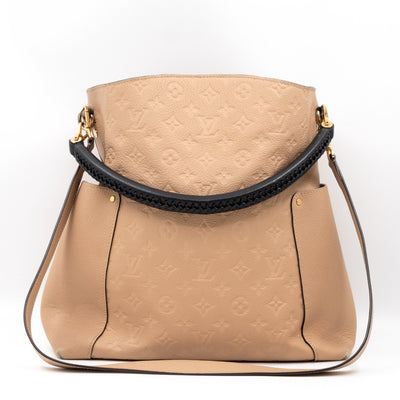 Bagetelle Hobo Monogram Empreinte Dune