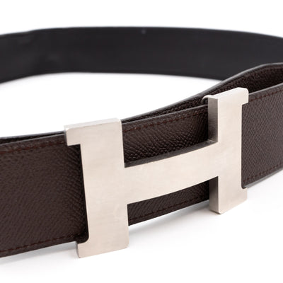 Constance H Buckle Reversible Belt 90 cm Black & Brown
