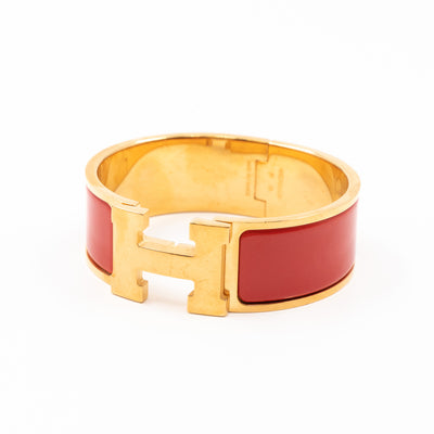 Clic Clac H Bracelet Red Gold