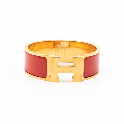 Clic Clac H Bracelet Red Gold