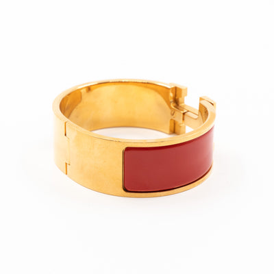 Clic Clac H Bracelet Red Gold